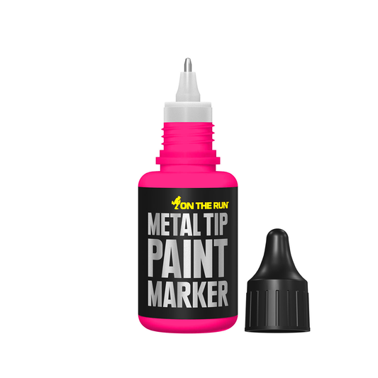 OTR.8001 Metal Tip Paint Marker - Neon Pink