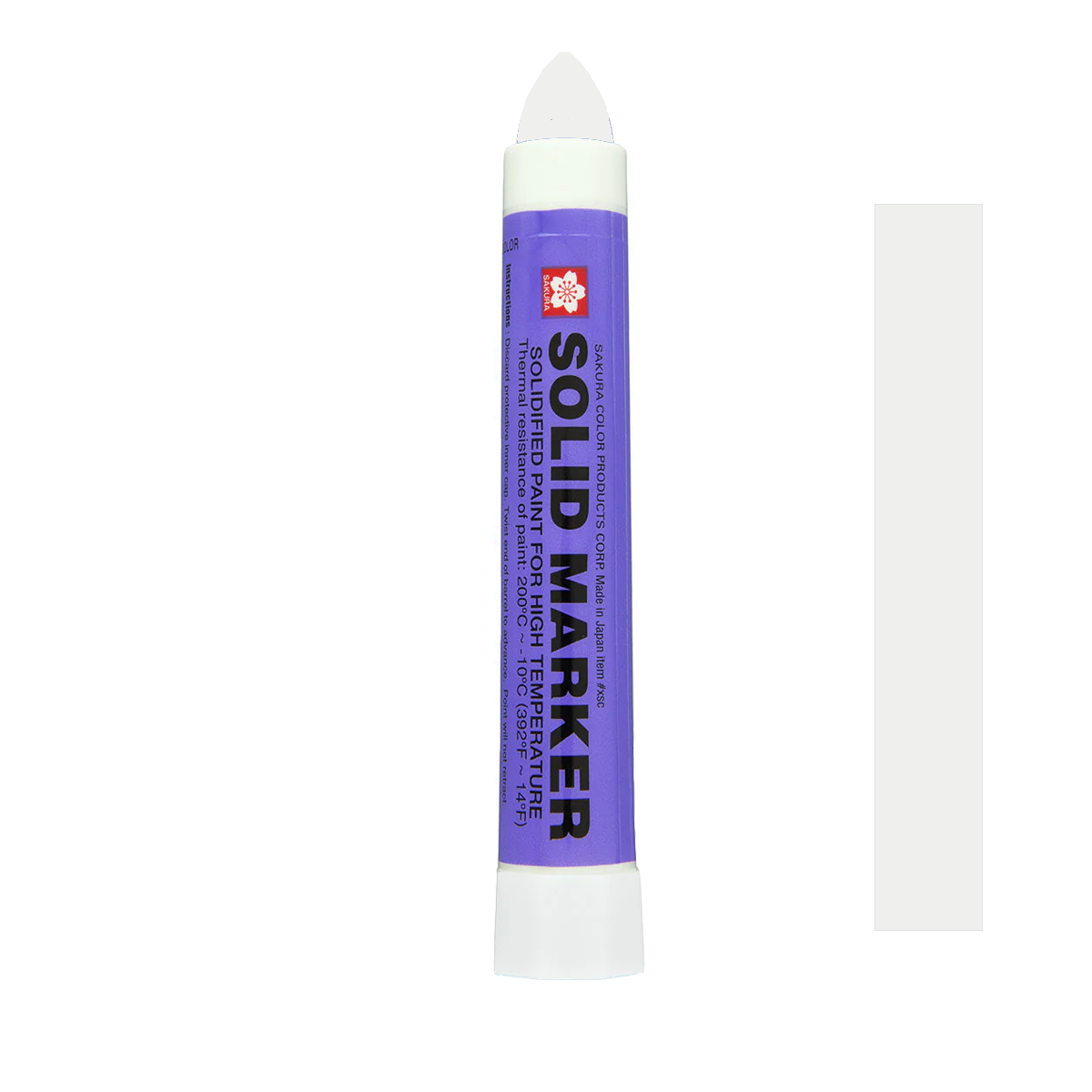 Marqueur peinture solide Solid Paint Marker pour tag sur mur rugueux couleur blanc