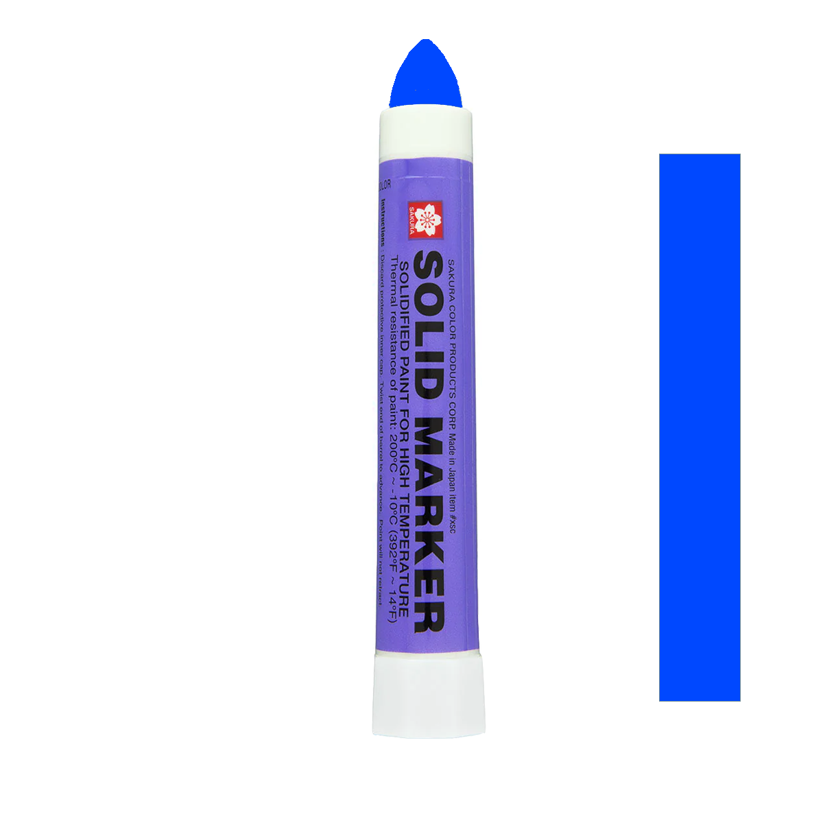 Marqueur peinture solide Solid Paint Marker pour tag sur mur rugueux couleur bleu