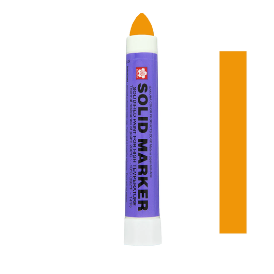 Marqueur peinture solide Solid Paint Marker pour tag sur mur rugueux couleur orange