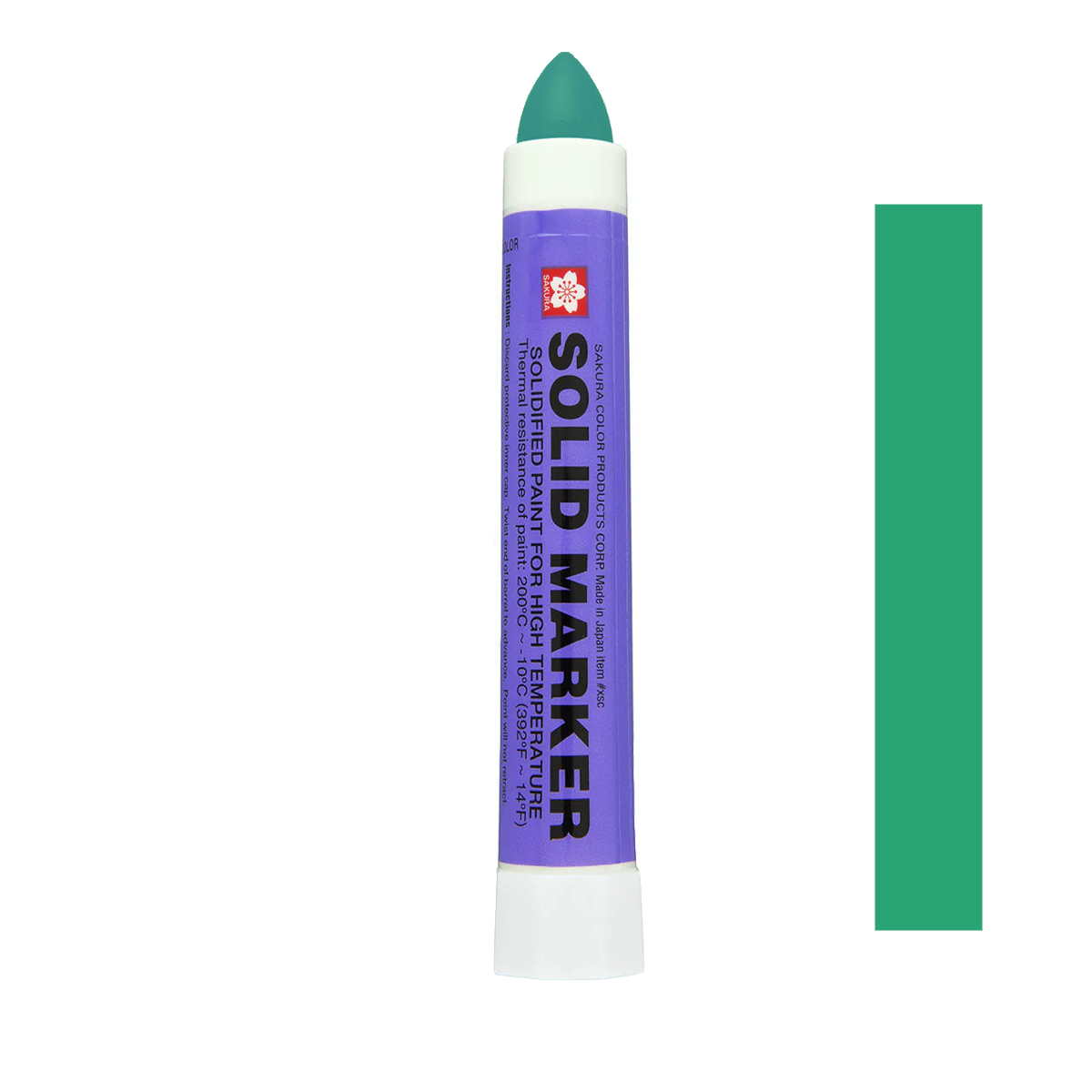 Marqueur peinture solide Solid Paint Marker pour tag sur mur rugueux couleur vert