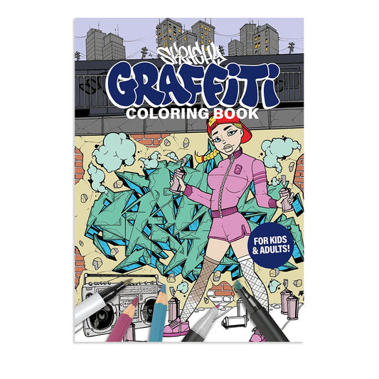 Sketchy Graffiti Coloring Book