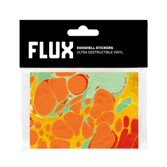 Stickers Eggshell x50 ultra destructibles edition limitée Stains orange pour graffiti