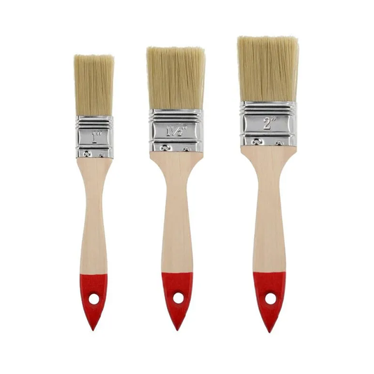 Set de 3 pinceaux plats