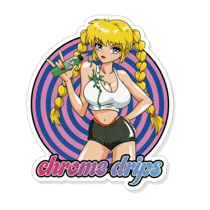 Sticker Lexie - Chrome Drips Posse