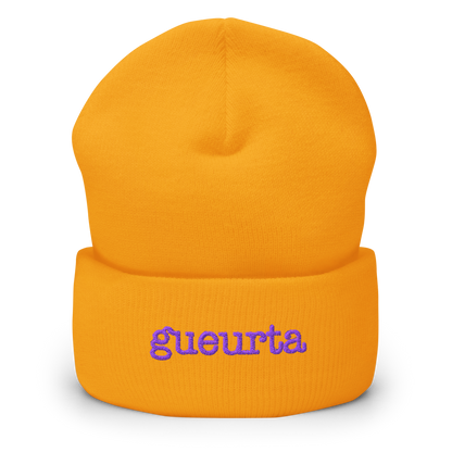 Bonnet "Gueurta" Gold & Purple