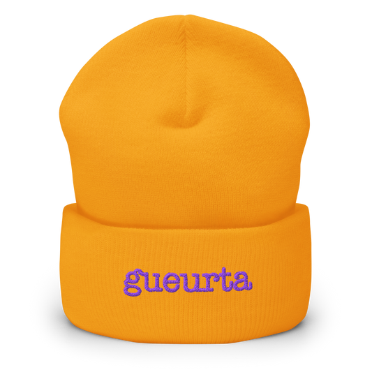 Bonnet "Gueurta" Gold & Purple