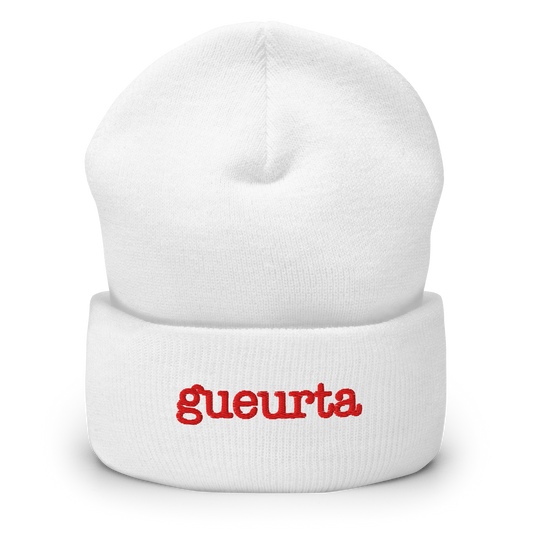 Bonnet "Gueurta" Primer White & Red