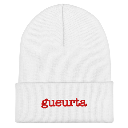 Bonnet "Gueurta" Primer White & Red