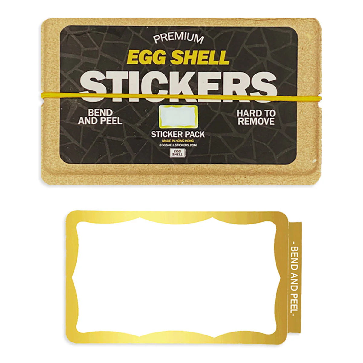 Gold Wavy Border stickers x80