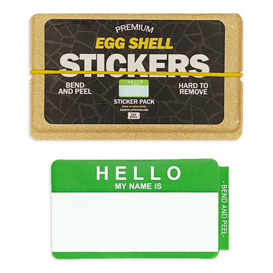 Hello My Name Is Green stickers x80