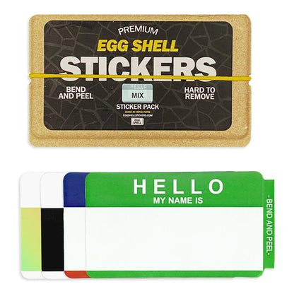 Hello My Name Is Mix stickers x80