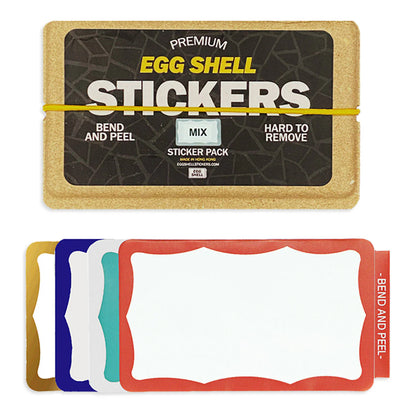 Wavy Border Mix stickers x80