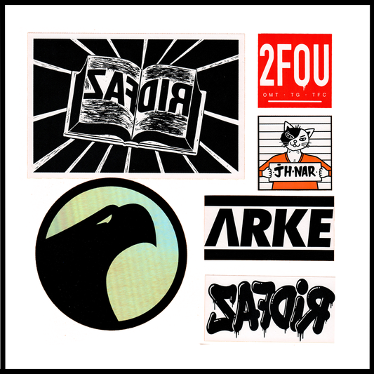 Sample Pack Eggshell 6 stickers - Commandes Eggshells Personnalisés