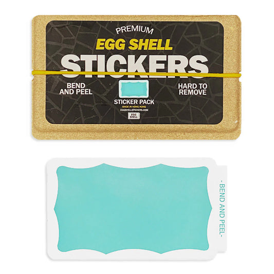 Pack de 80 stickers eggshell coloris Teal 