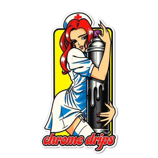 Sticker Ellie - Chrome Drips Posse