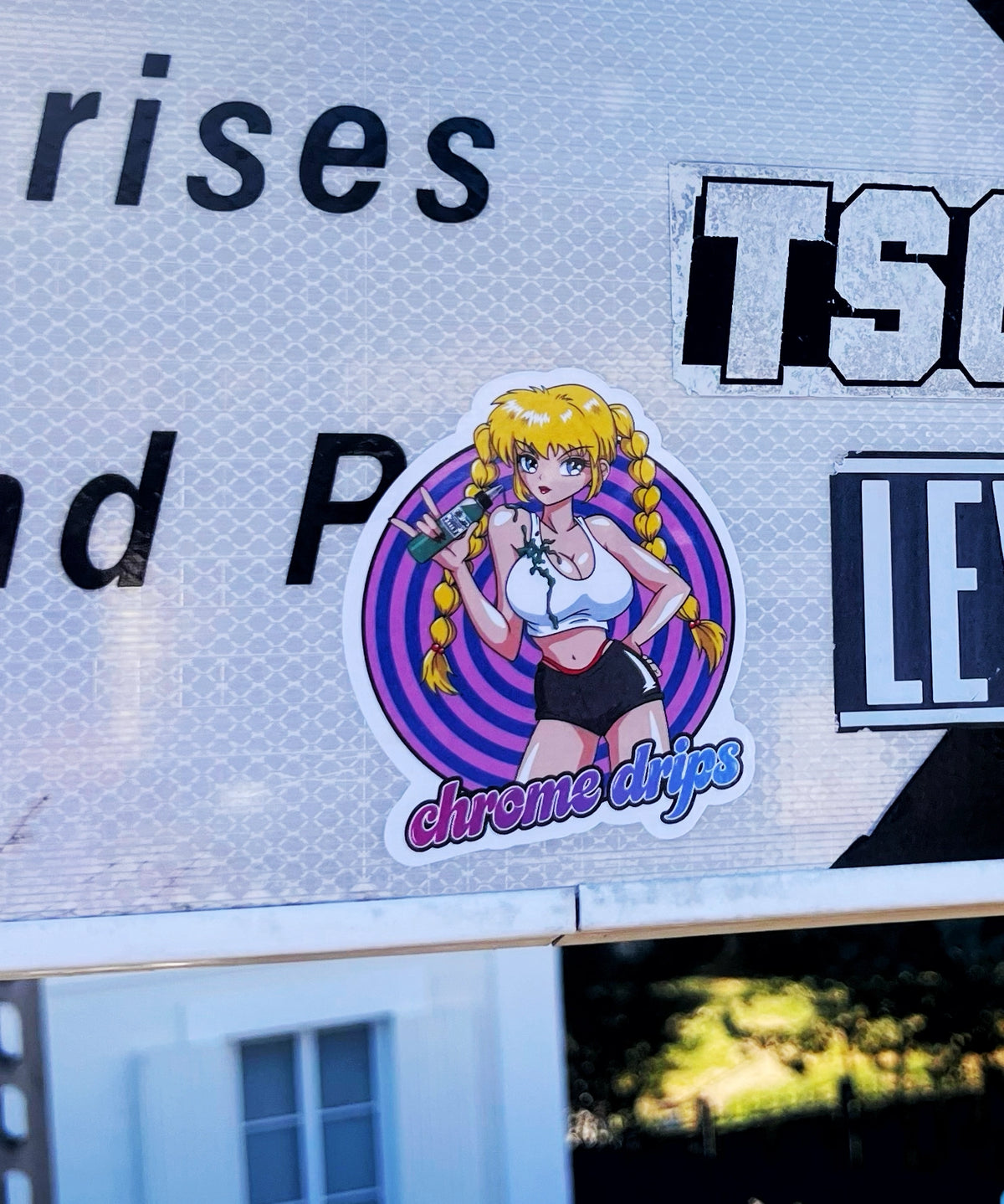 Sticker Lexie - Chrome Drips Posse