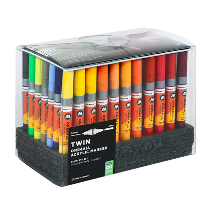 ONE4ALL Acrylic Twin Display complete set - 74 marqueurs