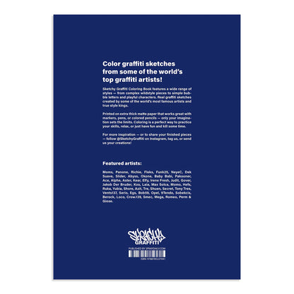 Sketchy Graffiti Coloring Book