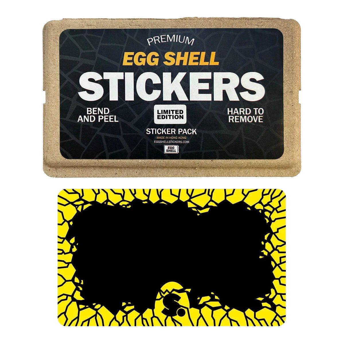 Egg Shell x Spray Daily Cracked Edition Limitée stickers x50