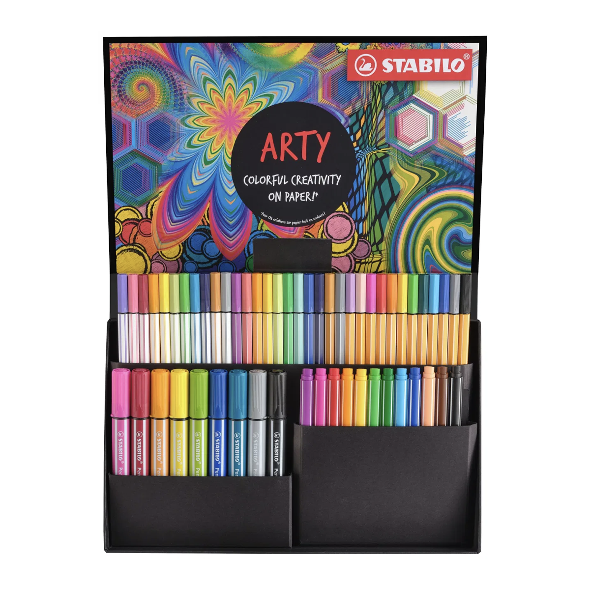 Coffret Stabilo Arty - Set 55 feutres multi-pointes