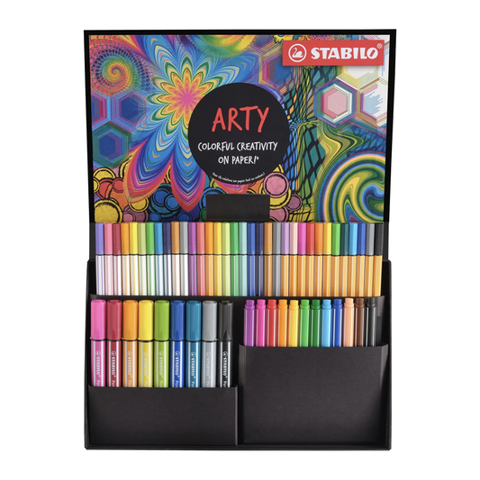 Coffret Stabilo Arty - Set 55 feutres multi-pointes
