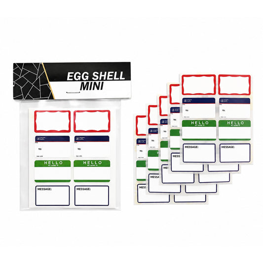 Egg Shell Stickers Mixed Mini Pack x40