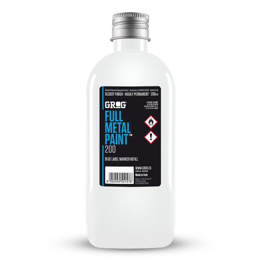 Encre de recharge peinture graffiti Grog Full Metal Paint couleur Bogota White