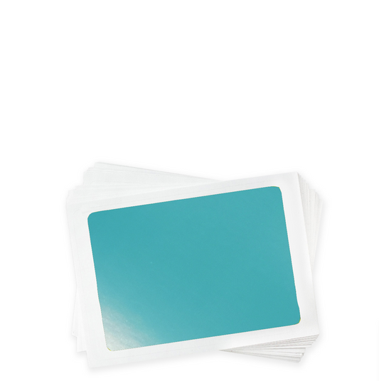Stickers Eggshell Turquoise x50