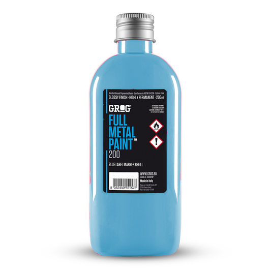 Encre de recharge peinture graffiti Grog Full Metal Paint couleur Iceberg Blue