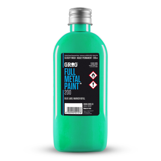 Encre de recharge peinture graffiti Grog Full Metal Paint couleur Obitory Green