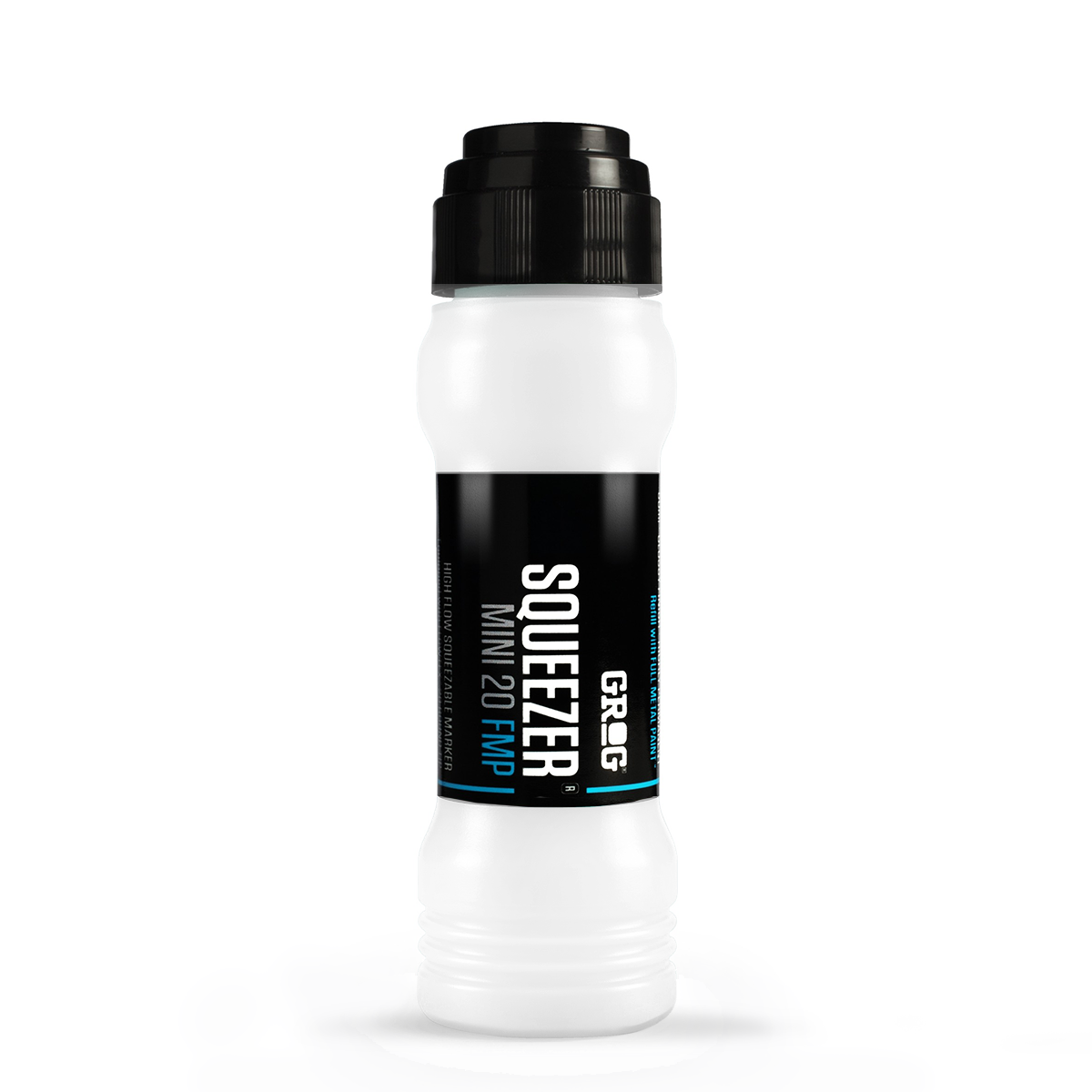 Marqueur graffiti coulure Grog Squeezer 20mm FMP couleur Bogota White