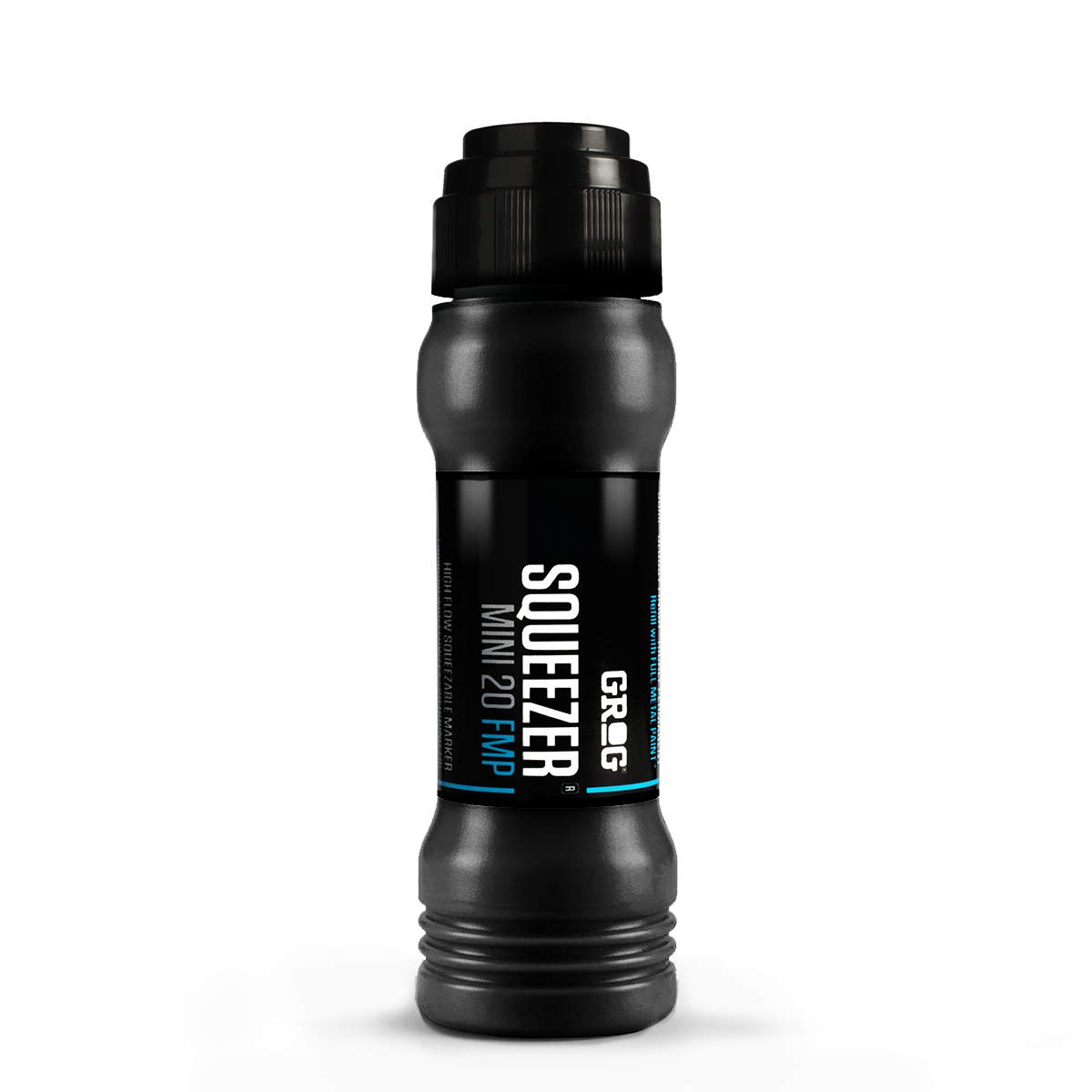 Marqueur graffiti coulure Grog Squeezer 20mm FMP couleur Death Black