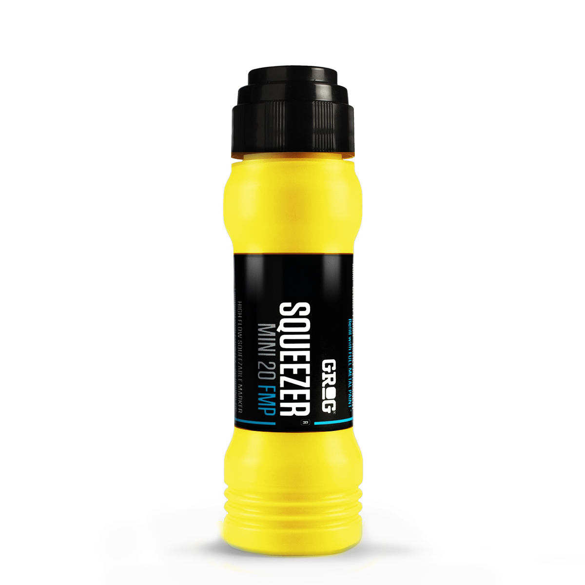 Marqueur graffiti coulure Grog Squeezer 20mm FMP couleur Flash Yellow