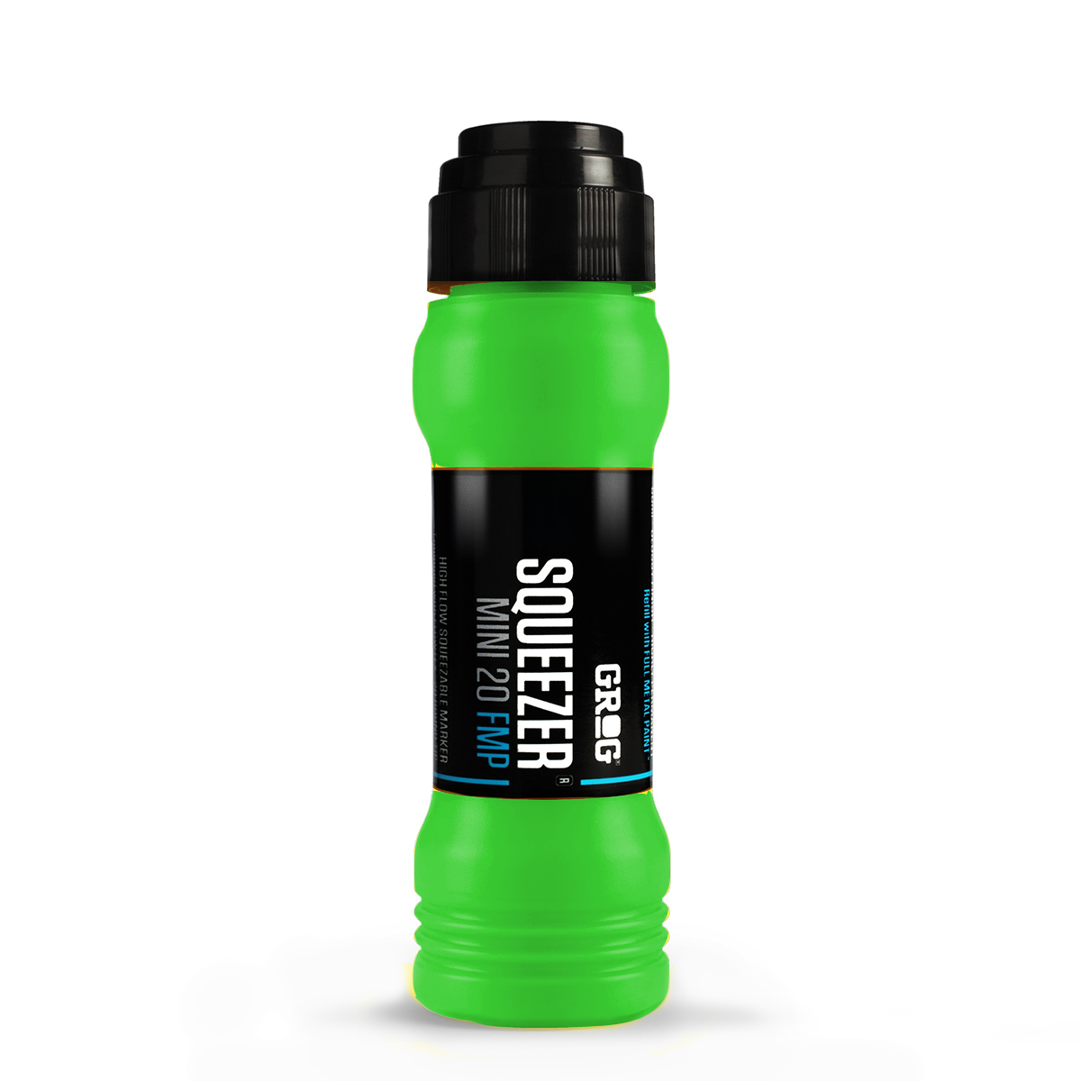 Marqueur graffiti coulure Grog Squeezer 20mm FMP couleur Laser Green