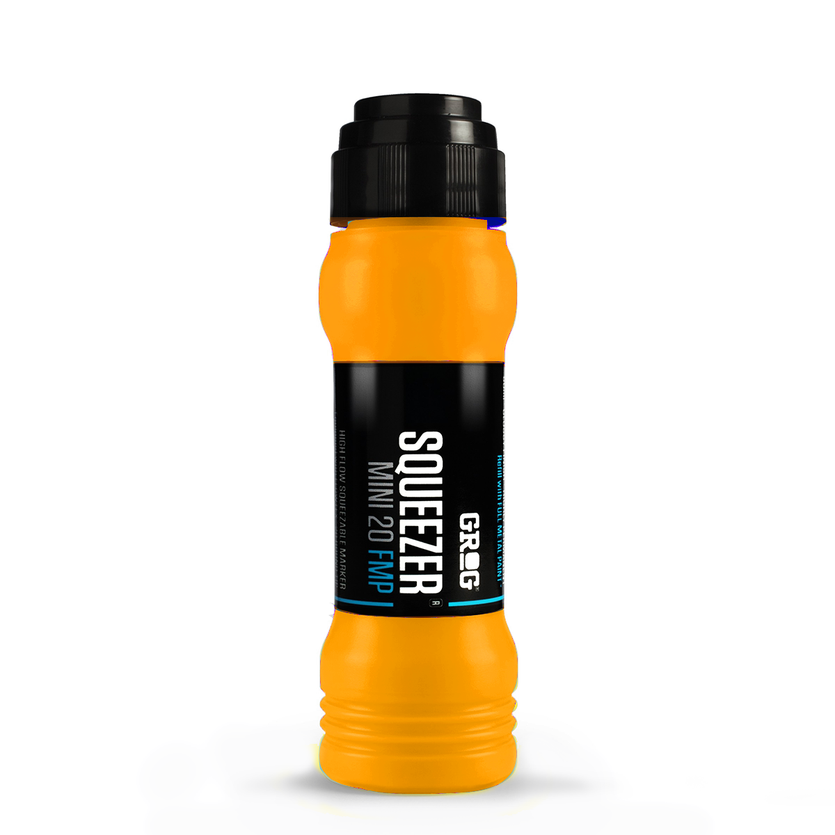 Marqueur graffiti coulure Grog Squeezer 20mm FMP couleur Neon Orange