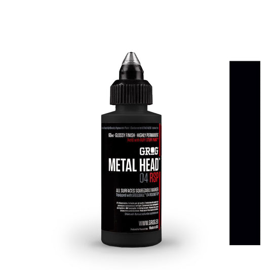 Metal Head Marker 4mm Death Black