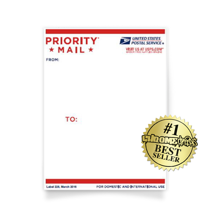 Stickers USPS Label 228 pour tag et graffiti Chrome Drips