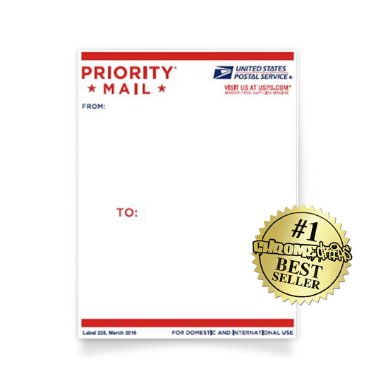 Stickers USPS Label 228 pour tag et graffiti Chrome Drips