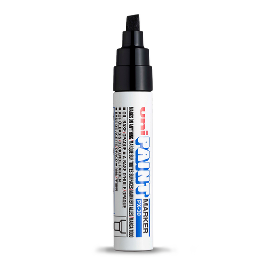 Marqueur graffiti Uni Paint PX-30 pointe biseautée noir