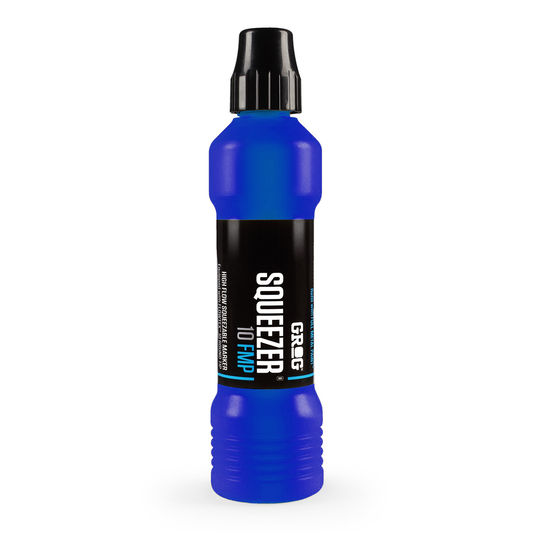 Marqueur graffiti coulure Grog Squeezer 10mm FMP couleur Diving Blue
