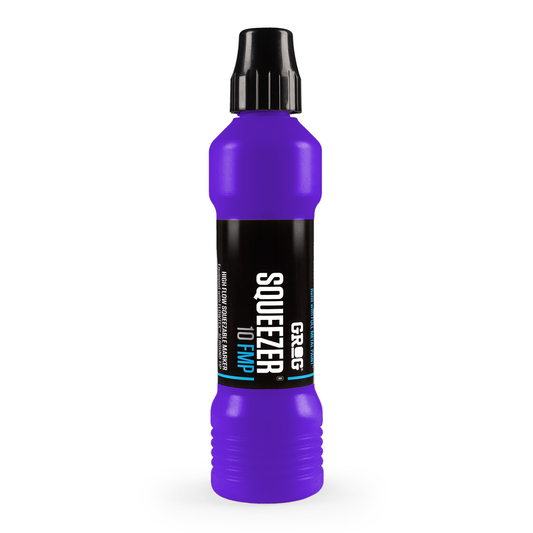 Marqueur graffiti coulure Grog Squeezer 10mm FMP couleur Goldrake Purple