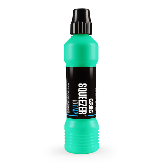 Marqueur graffiti coulure Grog Squeezer 10mm FMP couleur Miami Green