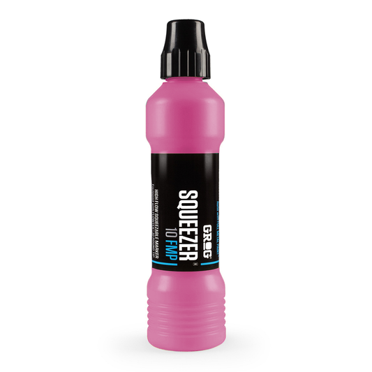 Marqueur graffiti coulure Grog Squeezer 10mm FMP couleur Piggy Pink
