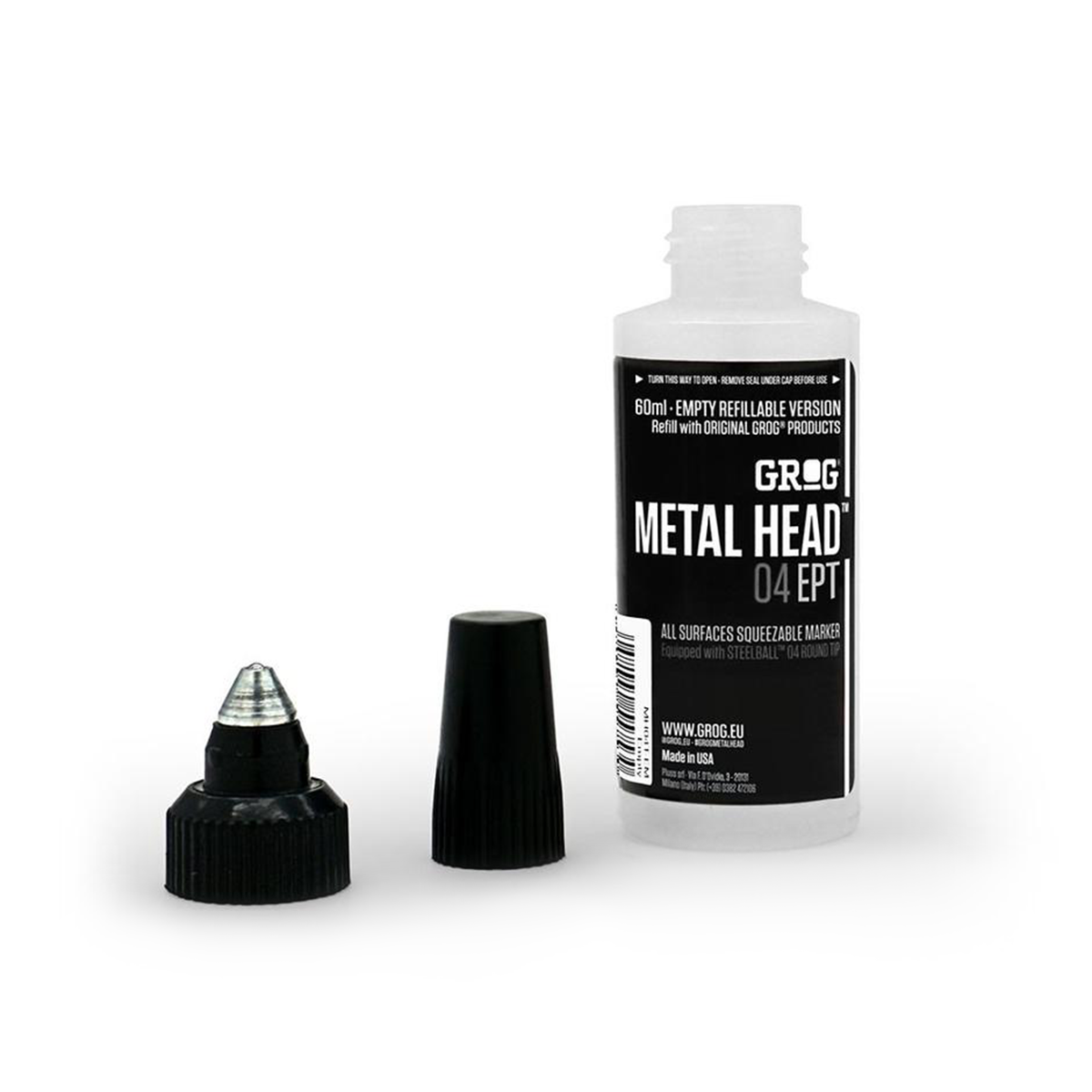 Metal Head 4mm Vide